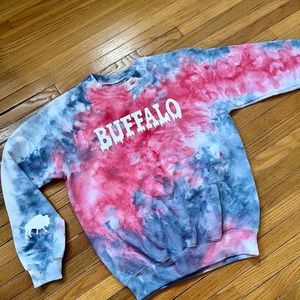 Buffalo ice dye sweatshirt (kids)